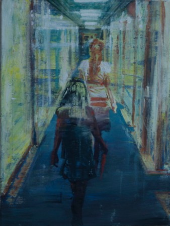 Látogatás 80x60cm o, v